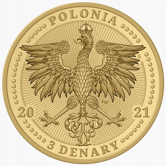 3 DENARY – Maria Skłodowska-Curie + FOLDER